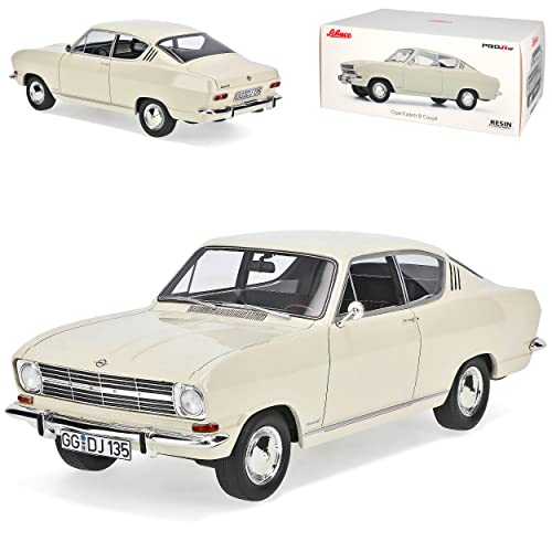 Opel Kadett B Coupe Weiss 1965-1973 1/18 Schuco Modell Auto mit individiuellem Wunschkennzeichen von alles-meine.de GmbH