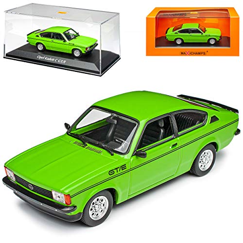 alles-meine.de GmbH Opel Kadett C GT/E 3 Türer Coupe Grün 1973-1979 1/43 Minichamps Maxichamps Modell Auto mit individiuellem Wunschkennzeichen von alles-meine.de GmbH