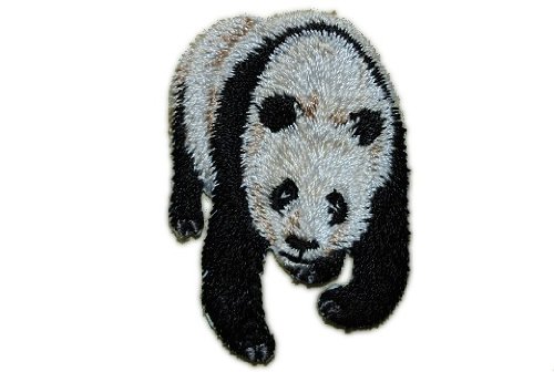 alles-meine.de GmbH Panda 3,6 cm * 5 cm Aufnäher Applikation Bügelbild großer PandaBär Bär Bären von alles-meine.de GmbH