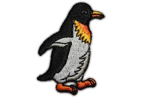 alles-meine.de GmbH Pinguin 3,7 cm * 5,2 cm Bügelbild Aufnäher Applikation Pinguine Antarktis Vogel von alles-meine.de GmbH