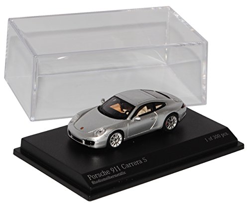 alles-meine.de GmbH Porsch. 911 991 Carrera S Coupe Silber Ab 2011 1/87 Minichamps Modell Auto mit individiuellem Wunschkennzeichen von alles-meine.de GmbH