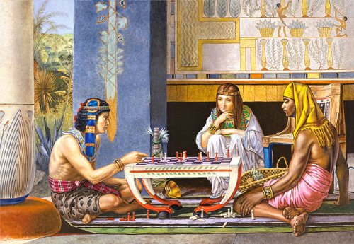 alles-meine.de GmbH Puzzle 1000 Teile - ägyptische Schachspieler - Schachspiel in Ägypten - Sir Lawrence Alma Tadema - Kairo Asien Egyptian Schach von alles-meine.de GmbH