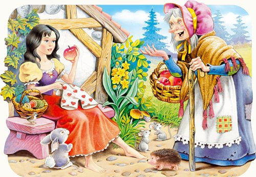 Puzzle 30 Teile - Schneewittchen und die sieben Zwerge - Märchen Brüder Grimm - Kinderpuzzle für Kinder - 7 Zwerg - Märchenpuzzle von alles-meine.de GmbH