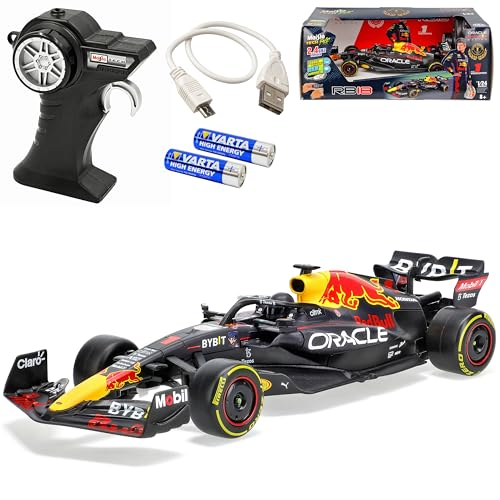 alles-meine.de GmbH Red Bull RB18 Racing Max Verstappen Nr 1 Formel 1 Weltmeister 2022 2.4 GHz RC Funkauto - inklusive Akku Batterien - sofort startklar 1/24 Modell Auto mit Indi.. alles-meine.de GmbH Red Bull RB18 Racing Max Verstappen Nr 1 Formel 1 Weltmeister 2022 2.4 GHz RC Funkauto - inklusive Akku Batterien - sofort startklar 1/24 Modell Auto mit Indi.. von alles-meine.de GmbH