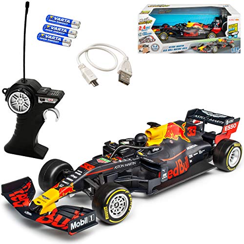 alles-meine.de GmbH Red.Bull RB15 Racing Max Verstappen Nr 33 Formel 1 2019 2.4 GHz RC Funkauto - inklusive Akku Batterien - sofort startklar 1/24 Modell Auto mit individiuellem .. von alles-meine.de GmbH