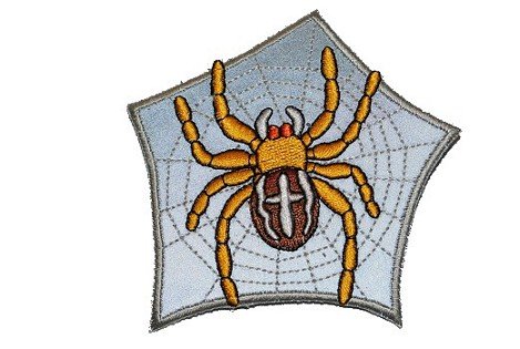 alles-meine.de GmbH Reflex Spinne 8,2 cm * 8,5 cm Bügelbild Aufnäher Applikation Patch Orden Emblem von alles-meine.de GmbH