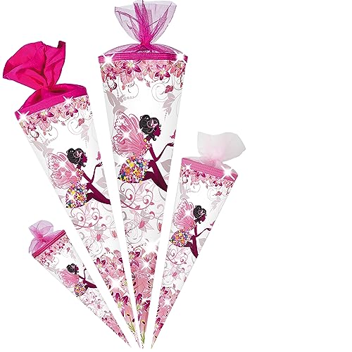 alles-meine.de GmbH Schultüte - Schmetterlings Fee/Blumenfee 35-100 cm Größe wählbar Zuckertüte - Tüllabschluß/Filzabschluß - eckig/rund - Mädchen - klein & groß - .. alles-meine.de GmbH Schultüte - Schmetterlings Fee/Blumenfee 35-100 cm Größe wählbar Zuckertüte - Tüllabschluß/Filzabschluß - eckig/rund - Mädchen - klein & groß - .. von alles-meine.de GmbH