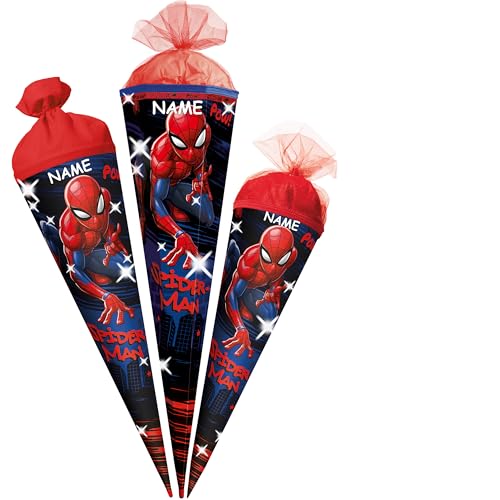 alles-meine.de GmbH Schultüte - Spyderman - 35-100 cm - Größe wählbar - Holzspitze wählbar - inkl. Name - Zuckertüte - Tüll - oder Filzabschluß - eckig/rund - klein & groß - .. alles-meine.de GmbH Schultüte - Spyderman - 35-100 cm - Größe wählbar - Holzspitze wählbar - inkl. Name - Zuckertüte - Tüll - oder Filzabschluß - eckig/rund - klein & groß - .. von alles-meine.de GmbH