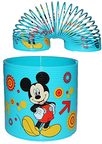 alles-meine.de GmbH Spirale/Treppenläufer - Mickey Maus & Pluto - Springspirale für Treppen/Motorik Spiel - Zauberspirale Sprungfedern - Springspirale - blau/für Kinder.. von alles-meine.de GmbH