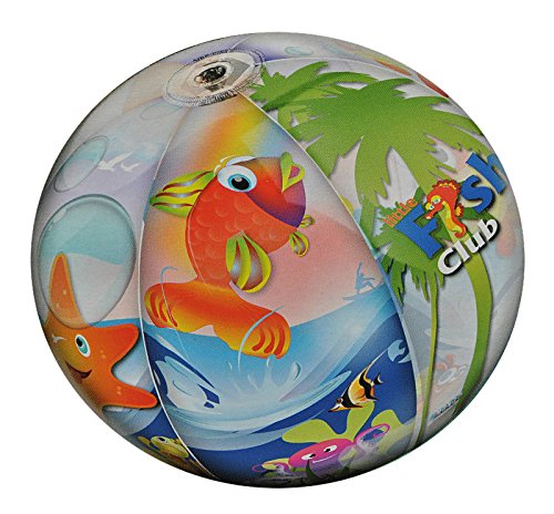 alles-meine.de GmbH Strandball aufblasbar 51 cm Fisch - aufblasbarer großer Ball - Wasserball Kinder Spielball Aufblasball Luft von alles-meine.de GmbH