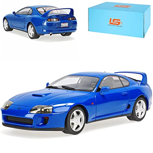 alles-meine.de GmbH T*o*y*o*t*a Supra MKIV Coupe Blau 4. Generation 1993-2002 Nr 236 1/18 LS Collectibles Modell Auto mit individiuellem Wunschkennzeichen von alles-meine.de GmbH