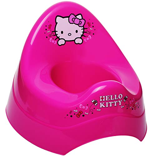 alles-meine.de GmbH Töpfchen/Nachttopf/Babytopf - pink - rosa Helllo Kitty - Katze Bieco - mit großer Lehne + Spritzschutz - Babytöpfchen/Kindertopf/Lerntöpfchen - to.. von alles-meine.de GmbH