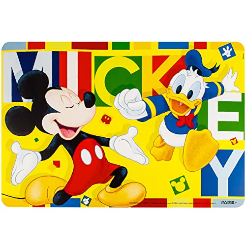 alles-meine.de GmbH Unterlage - - Mickey Mouse - als Tischunterlage/Platzdeckchen/Malunterlage/Knetunterlage/Eßunterlage/Platzset/Platzmatte - 42 cm * 30 cm - abwisch.. von alles-meine.de GmbH