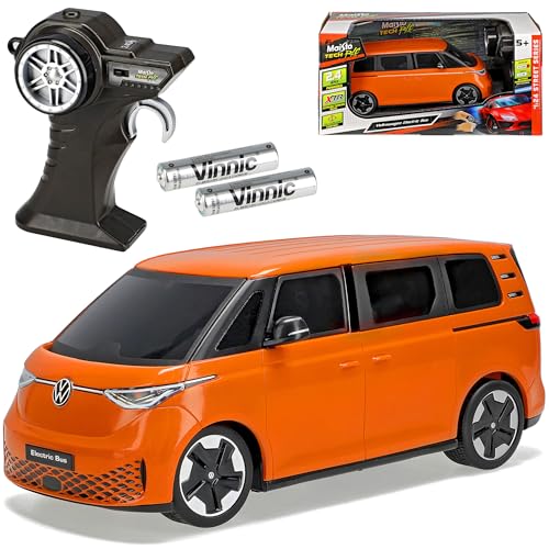 alles-meine.de GmbH Volkwagen ID Buzz Bus Orange Ab 2022 2.4 GHz RC Funkauto - inklusive Akku Batterien - sofort startklar 1/24 Modell Auto mit individiuellem Wunschkennzeichen alles-meine.de GmbH Volkwagen ID Buzz Bus Orange Ab 2022 2.4 GHz RC Funkauto - inklusive Akku Batterien - sofort startklar 1/24 Modell Auto mit individiuellem Wunschkennzeichen von alles-meine.de GmbH