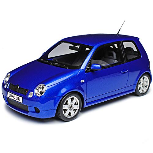 alles-meine.de GmbH Volkwagen Lupo G-T-I Blau 1998-2005 Nr 315 1/18 Otto Mobile Modell Auto mit individiuellem Wunschkennzeichen von alles-meine.de GmbH