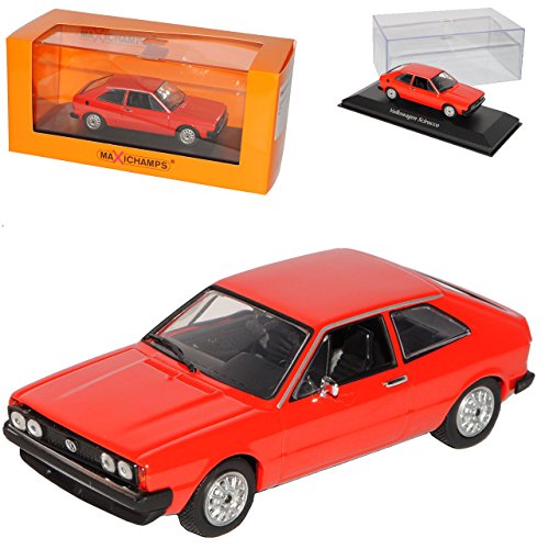 alles-meine.de GmbH Volkwagen Sciroco I Coupe Rot 1974-1981 1/43 Minichamps Maxichamps Modell Auto mit individiuellem Wunschkennzeichen von alles-meine.de GmbH