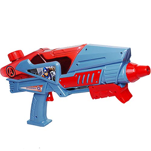 alles-meine.de GmbH Wasserpistole mit großen Tank - Avenger - Captain America - mit großer Reichweite - Einstellbar bis 5 Meter/Wasserspritze - 2 Spritzvarianten - Spritzpistol.. von alles-meine.de GmbH