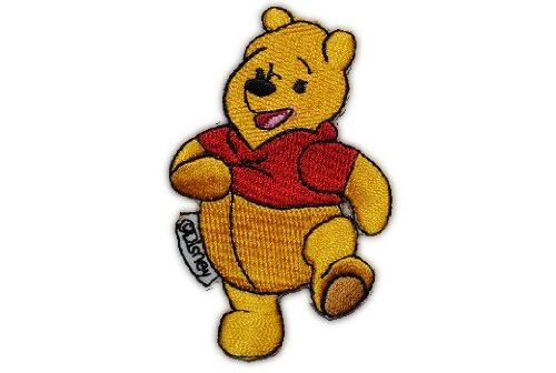 alles-meine.de GmbH Winnie Pooh 4,8 cm * 7,7 cm Bügelbild Aufnäher Applikation Bär Bear PoohBär von alles-meine.de GmbH