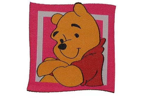 alles-meine.de GmbH Winnie The Pooh 6,2 cm * 6,4 cm Aufnäher Applikation Bügelbild Patch Bär Bear von alles-meine.de GmbH