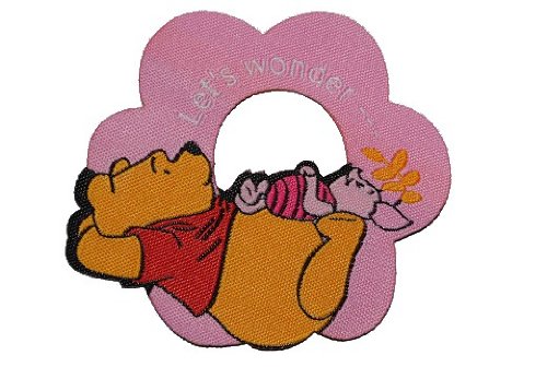 alles-meine.de GmbH Winnie The Pooh 6,6 cm * 6,1 cm Aufnäher Applikation Bügelbild Patch Bär Bear von alles-meine.de GmbH