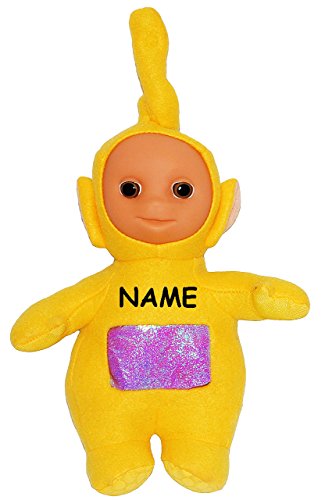 alles-meine.de GmbH XL Plüschtier - Teletubbies Laa Laa - 53 cm - incl. Name - Plüsch Stoffpuppe - Weichpuppe Schmusepuppe gelb - großer Teletubbie Laa-Laa Kuscheltier Figur .. von alles-meine.de GmbH