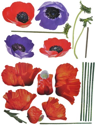 alles-meine.de GmbH XXL Wandtattoo/Sticker - Anemonen + Mohnblumen mit Stengel - Mohn Blüten - selbstklebend für Kinderzimmer und Deko Wandsticker Aufkleber Blumen alles-meine.de GmbH XXL Wandtattoo/Sticker - Anemonen + Mohnblumen mit Stengel - Mohn Blüten - selbstklebend für Kinderzimmer und Deko Wandsticker Aufkleber Blumen von alles-meine.de GmbH