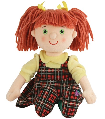 alles-meine.de GmbH große Schmusepuppe - Mädchen mit bunten Kleid - Stoffpuppe 31 cm - aus Plüsch Puppe - Stoff/rotes Haar - Stoffpuppen Schmusepuppen/Puppen - Weichpuppe.. von alles-meine.de GmbH