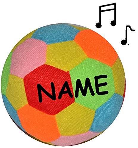 alles-meine.de GmbH großer bunter Softball/Stoffball - mit Rassel - lustiger bunter Ball - incl. Name - Ø 14 cm - Veloursball - Rasselball - Fitnessball Knautsch/Stressba.. alles-meine.de GmbH großer bunter Softball/Stoffball - mit Rassel - lustiger bunter Ball - incl. Name - Ø 14 cm - Veloursball - Rasselball - Fitnessball Knautsch/Stressba.. von alles-meine.de GmbH