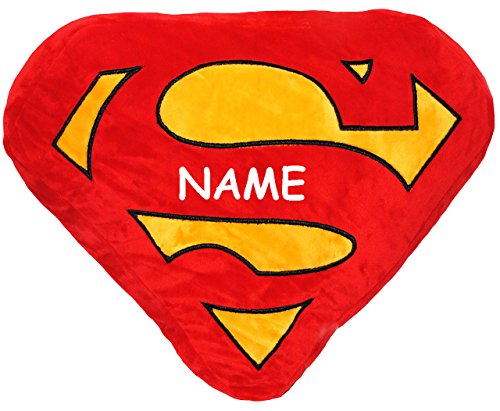 alles-meine.de GmbH großes Plüsch Kissen/Schmusekissen - Logo Superman - incl. Name - 48 cm * 33 cm - Kuschelkissen - groß - sehr weich - Reisekissen/Autokissen - Samtkis.. alles-meine.de GmbH großes Plüsch Kissen/Schmusekissen - Logo Superman - incl. Name - 48 cm * 33 cm - Kuschelkissen - groß - sehr weich - Reisekissen/Autokissen - Samtkis.. von alles-meine.de GmbH