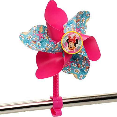 alles-meine.de GmbH kleines Windrad/z.B. als - Fahrradwindrad - - Minnie Mouse - mit Befestigung für Lenker - Fahrrad Kinder - Mädchen rosa pink - Fahrradwindmühle - universal.. von alles-meine.de GmbH