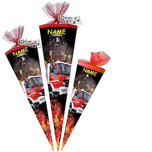 alles-meine.de GmbH mit Geräusch & Sound Modul ! Schultüte - Feuerwehr & Feuerwehrmann 70-85 cm Größe wählbar inkl. Name - Zuckertüte - Tüllabschluß/Filzabschluß - ec.. alles-meine.de GmbH mit Geräusch & Sound Modul ! Schultüte - Feuerwehr & Feuerwehrmann 70-85 cm Größe wählbar inkl. Name - Zuckertüte - Tüllabschluß/Filzabschluß - ec.. von alles-meine.de GmbH