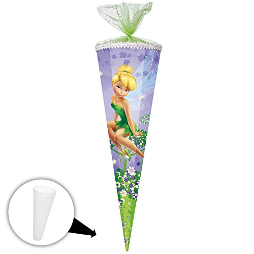 alles-meine.de GmbH passende 3D Bänder - Schleife - verschiedenes Zubehör frei wählbar - passend für Schultüte - Fairies - Fee Tinkerbell - 70/85 cm - Zuckertüte - ALLE Grö.. von alles-meine.de GmbH