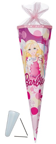 passende 3D Bänder - Schleife - verschiedenes Zubehör frei wählbar - passend für Schultüte - Barbie Haustier 22/35 / 50/70 / 85 cm - mit/ohne Kunststoff.. von alles-meine.de GmbH