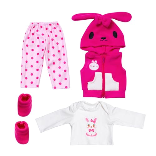 18 Zoll Puppenkostümkollektion Mit Schönem Cartoon Design Verbessert Kleinkindmädchen Spielerlebnis Accessoires Dressing Outfit 18 Zoll Puppenkostümkollektion Mit Schönem Cartoon Design Verbessert Kleinkindmädchen Spielerlebnis Accessoires Dressing Outfit von alloneslife