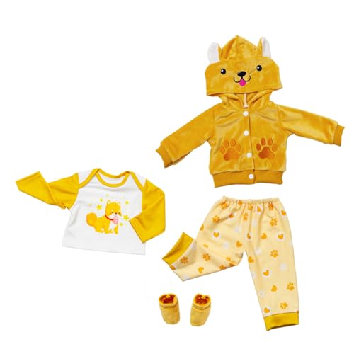 18 Zoll Puppenkostümkollektion Mit Schönem Cartoon Design Verbessert Kleinkindmädchen Spielerlebnis Accessoires Dressing Outfit 18 Zoll Puppenkostümkollektion Mit Schönem Cartoon Design Verbessert Kleinkindmädchen Spielerlebnis Accessoires Dressing Outfit von alloneslife