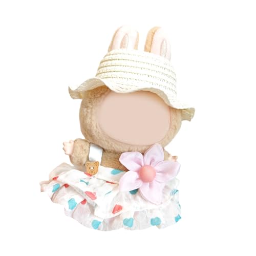 Doll Vacation Ankleidungsset Für 17 cm Mit Gekräuselten Kleidstrohhut Für Kinder Plüsch Urlaub Kleidung Decors Doll Dress Set Doll Vacation Ankleidungsset Für 17 cm Mit Gekräuselten Kleidstrohhut Für Kinder Plüsch Urlaub Kleidung Decors Doll Dress Set von alloneslife