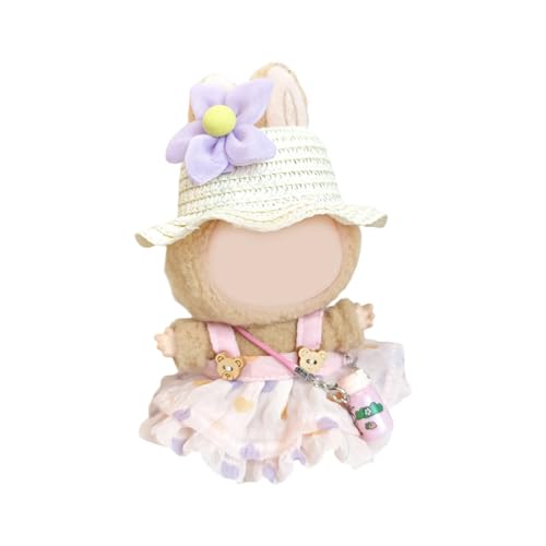 Doll Vacation Ankleidungsset Für 17 cm Mit Gekräuselten Kleidstrohhut Für Kinder Plüsch Urlaub Kleidung Decors Doll Dress Set Doll Vacation Ankleidungsset Für 17 cm Mit Gekräuselten Kleidstrohhut Für Kinder Plüsch Urlaub Kleidung Decors Doll Dress Set von alloneslife