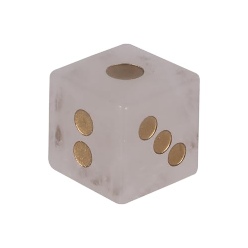 Natürlicher Kristall, mehrseitig, Rollenspiel, Tischspiel, Würfel, sechsseitig, runde Ecken, Mahjong-Zubehör, natürliches Kristall, Geschenk Natürlicher Kristall, mehrseitig, Rollenspiel, Tischspiel, Würfel, sechsseitig, runde Ecken, Mahjong-Zubehör, natürliches Kristall, Geschenk von alloneslife