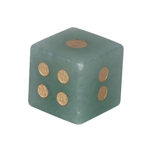 Natürlicher Kristall, mehrseitig, Rollenspiel, Tischspiel, Würfel, sechsseitig, runde Ecken, Mahjong-Zubehör, natürliches Kristall, Geschenk Natürlicher Kristall, mehrseitig, Rollenspiel, Tischspiel, Würfel, sechsseitig, runde Ecken, Mahjong-Zubehör, natürliches Kristall, Geschenk von alloneslife