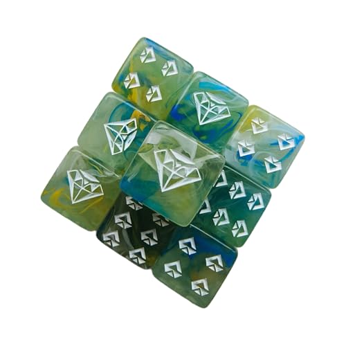 alloneslife 10pcs Acrylic 6 Sieben Runde Ecke Dices Juwel Muster Tischspiel Math Zählung Lehrwerkzeug Mahjong Zubehör Sechsseitige Runde Ecke alloneslife 10pcs Acrylic 6 Sieben Runde Ecke Dices Juwel Muster Tischspiel Math Zählung Lehrwerkzeug Mahjong Zubehör Sechsseitige Runde Ecke von alloneslife