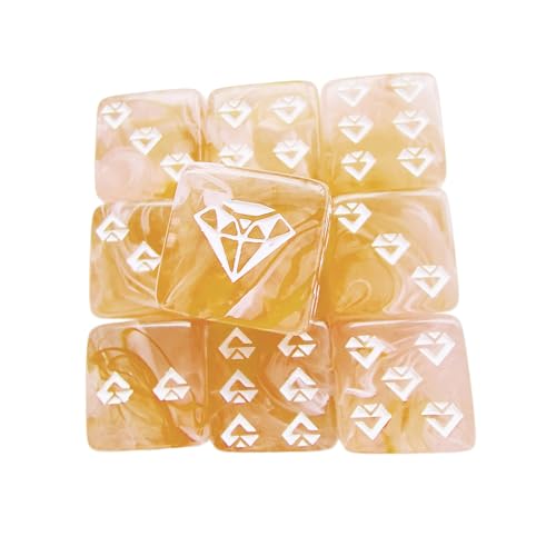 alloneslife 10pcs Acrylic 6 Sieben Runde Ecke Dices Juwel Muster Tischspiel Math Zählung Lehrwerkzeug Mahjong Zubehör Sechsseitige Runde Ecke alloneslife 10pcs Acrylic 6 Sieben Runde Ecke Dices Juwel Muster Tischspiel Math Zählung Lehrwerkzeug Mahjong Zubehör Sechsseitige Runde Ecke von alloneslife