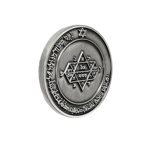 alloneslife König Solomon Jupiters Siegelmünze Amulette Für Meditationen Positive Energien Und Heimdekoration König Solomon Jupiters Siegel alloneslife König Solomon Jupiters Siegelmünze Amulette Für Meditationen Positive Energien Und Heimdekoration König Solomon Jupiters Siegel von alloneslife