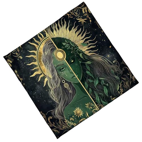 alloneslife Künstlerische Tarots Matten Fleece Oberflächen Schützt Die Karte 50x50cm/60x60 Cm/75x75cm 3 Größe Tragbares Design Mit Esoterik Kunstwerk Tragbaren Tarotsmatten alloneslife Künstlerische Tarots Matten Fleece Oberflächen Schützt Die Karte 50x50cm/60x60 Cm/75x75cm 3 Größe Tragbares Design Mit Esoterik Kunstwerk Tragbaren Tarotsmatten von alloneslife