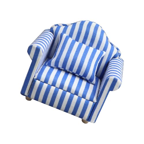 alloneslife Ländliche Puppenhausmöbel Einzelner Sofa Sessel Mit Holzrahmen Polster Sicher Für Kinder Kreative Aktivität Puppenhaus Sessel alloneslife Ländliche Puppenhausmöbel Einzelner Sofa Sessel Mit Holzrahmen Polster Sicher Für Kinder Kreative Aktivität Puppenhaus Sessel von alloneslife