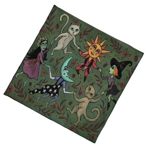 alloneslife Portables Waschbarer Lesestoff Mystische Samt Ritual Stoff Langlebigkeit Matten Für Wahrsagungszeremonien Bunte Tarots Übungsmatten alloneslife Portables Waschbarer Lesestoff Mystische Samt Ritual Stoff Langlebigkeit Matten Für Wahrsagungszeremonien Bunte Tarots Übungsmatten von alloneslife