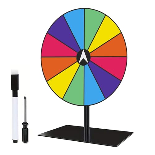 alloneslife Schwere Typ Drehpreise Rad Spiel Wiederverwendbares Farbenfrohes Spiel Mit Haltbarkeit Metall Basis Für Kinder Erwachsene Ruhige Rotationen Partypreise alloneslife Schwere Typ Drehpreise Rad Spiel Wiederverwendbares Farbenfrohes Spiel Mit Haltbarkeit Metall Basis Für Kinder Erwachsene Ruhige Rotationen Partypreise von alloneslife