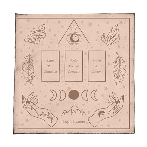 alloneslife Tarot Stoffpremium Waschmatte Für Mystische Wahrsagerei Rituale Spirituelle Praktiken Und Hauszeremonien Portables Tarot Tischabdeckung alloneslife Tarot Stoffpremium Waschmatte Für Mystische Wahrsagerei Rituale Spirituelle Praktiken Und Hauszeremonien Portables Tarot Tischabdeckung von alloneslife