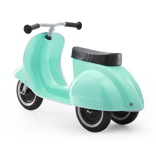 Ambosstoys Primo Basic Vollmetall-Lauflernroller, im klassischen Scooter Design, Mint I für Kinder ab 2 bis 5 Jahren I Fördert das Gleichgewicht von ambosstoys