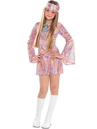 set high (PLL) (9902833) Child Girls Disco Diva Costume (6-8yr) - by "Christy's" von amscan