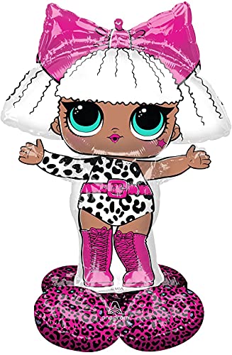 (Fix 1/1) Airloonz: LOL Doll Glam Diva Foil Balloon P70 (35"/88cmx 47"/119cm) von amscan